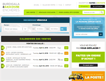 Tablet Screenshot of burdigala-encheres.com